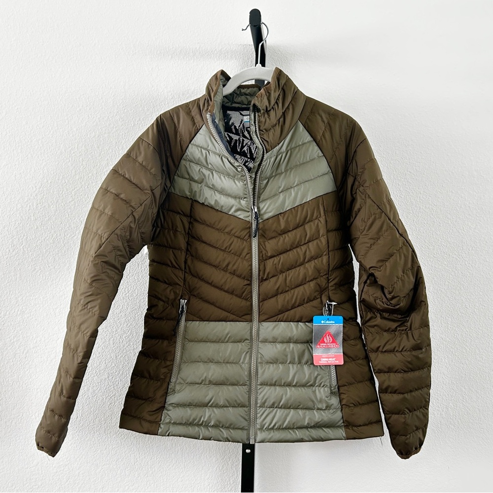 Columbia Women's Powder Lite II Full Zip Jacket in Green, Size S, New with Tag